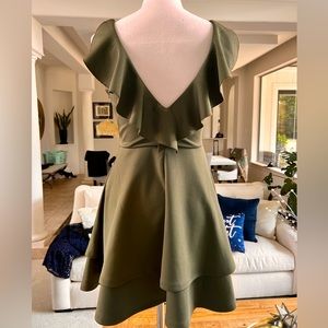 Altar’d State NWT minidress, high neck with open back and flouncy detail